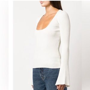 NWT Anine Bing Scarlet Sweater Ivory